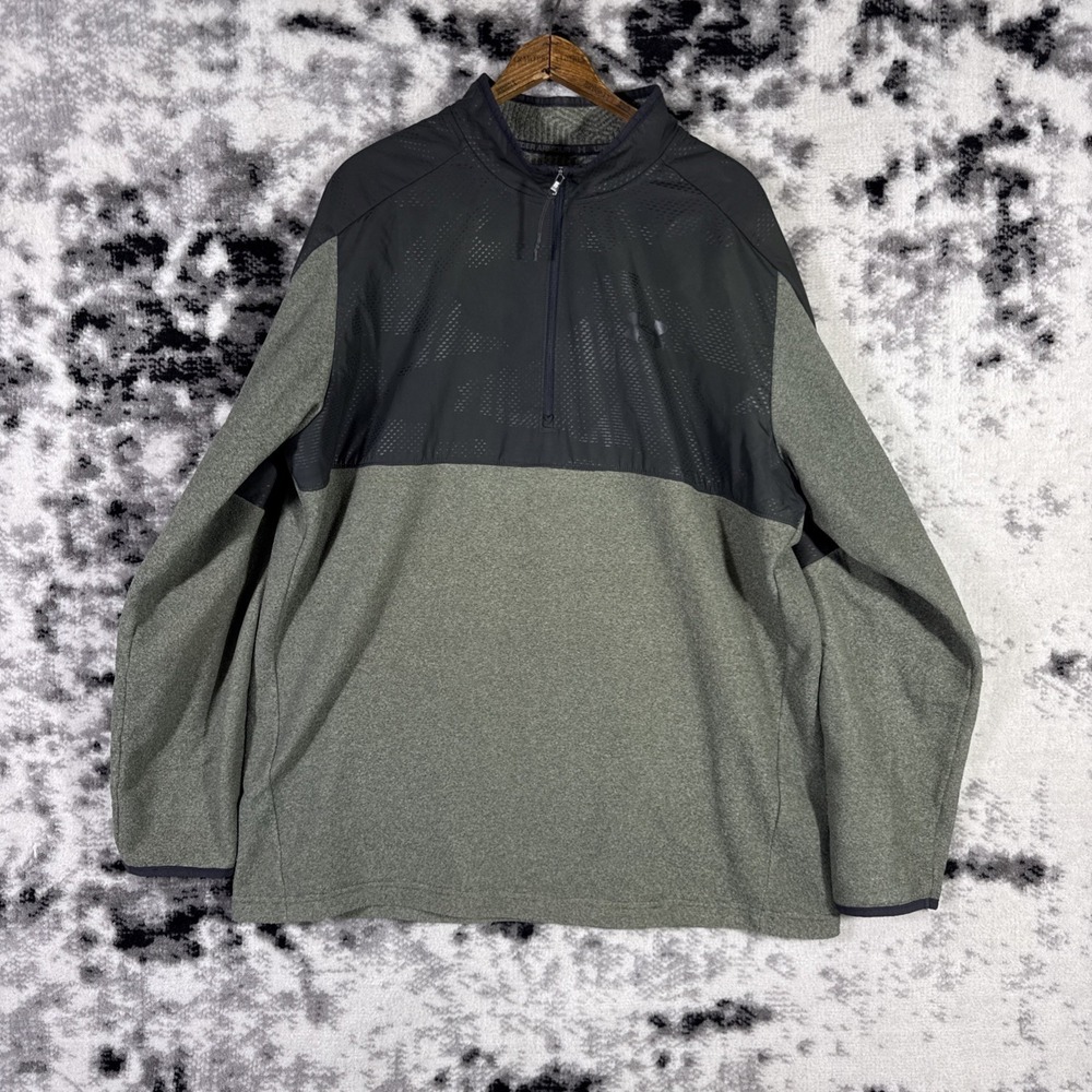 Under Armour ColdGear Infrared Fleece Pullover Mens Size Extra‎ Large Green Camo